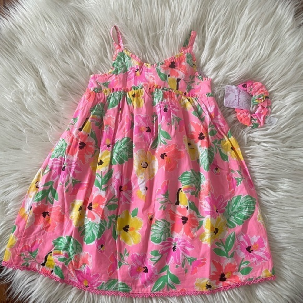 Tommy‎ Bahama pink cotton floral sundress size 5 NWT